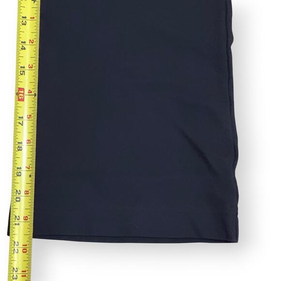 Spanx Black Cropped Flare Ponte High Rise Pants Large Petite Stretch Pull On - Picture 10 of 10